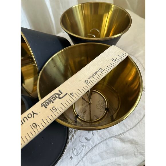 Bouillotte Style Brass Mini Candelabra Bulb Clip On Chandelier Shades set - Picture 14 of 16